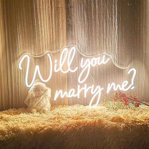 Will You Marry Me Neon Sign