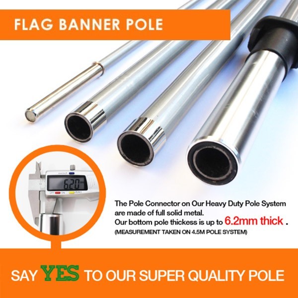 Teardrop Banner Flag Pole