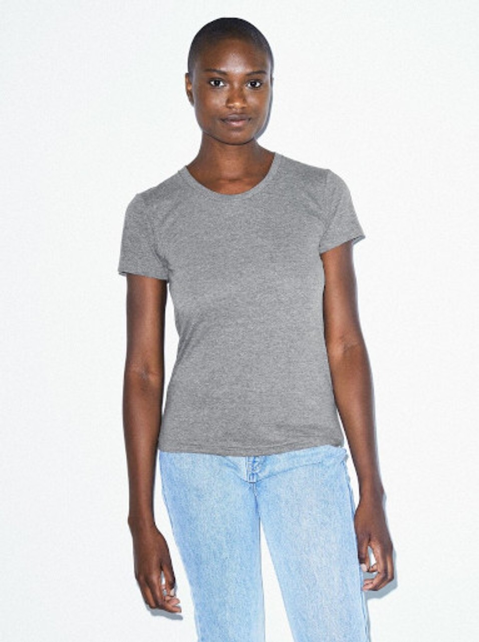 Women T-Shirt American Apparel TR301W Athletic Grey