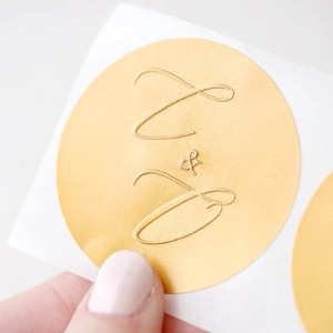 BRONZE FOIL STICKERS