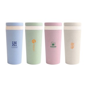 300ml Wheat Fibre Cup Printing