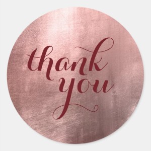 ROSE GOLD FOIL STICKERS