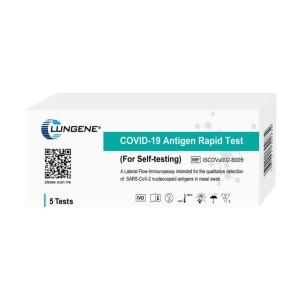 CLUNGENE -  5 Test Kits / Box  Nasal Swab Covid Rapid Antigen Rapid Test Kit