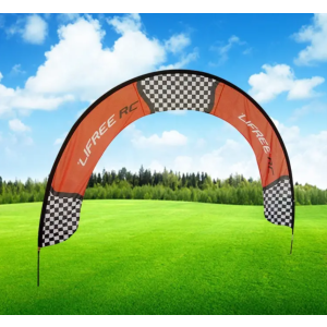 custom arch door sign race gate printing