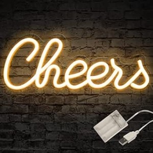 Retro Cheers Neon Light