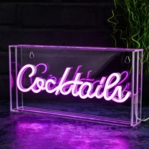 Neon Cocktails Sign