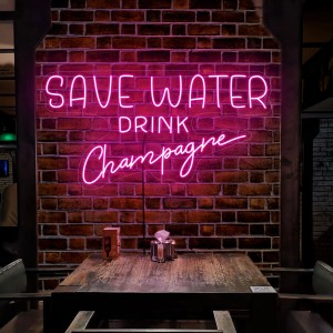 Save Water Drink Champagne