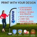 2.0m Feather Banner with Premium Cross base & Water bag