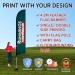 4.8m feather flag banner with Floor Mounting Base