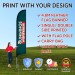 4.8m feather flag banner with Luxury Spiky Base 