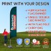4.8m feather flag banner with Square Base & Water Bag