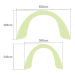 arch door sign size options