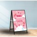 METAL A FRAME WITH PRINTED CORFLUTE PANEL(INTERCHANGEABLE GRAPHIC)