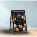 METAL A FRAME WITH PRINTED CORFLUTE PANEL(INTERCHANGEABLE GRAPHIC)