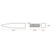 Tapered Desk Sign Holder