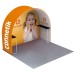 ROUND ARCH WITH DISPLAY RACKS 2997MM W X 2387MM