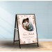 METAL A FRAME WITH PRINTED CORFLUTE PANEL(INTERCHANGEABLE GRAPHIC)